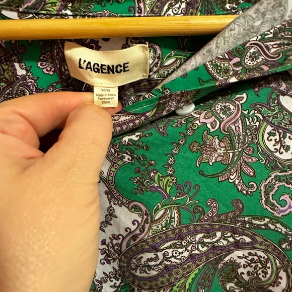 L’agence paisley green tunic - Picture 1 of 3
